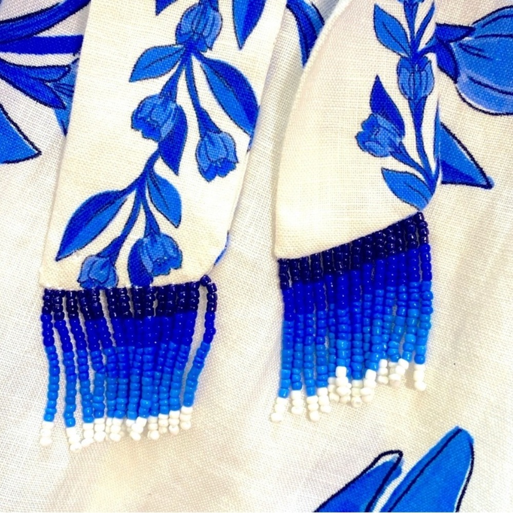 NWT FARM Rio Blue Yard Maxi Dress Size S - Picture 10 of 11